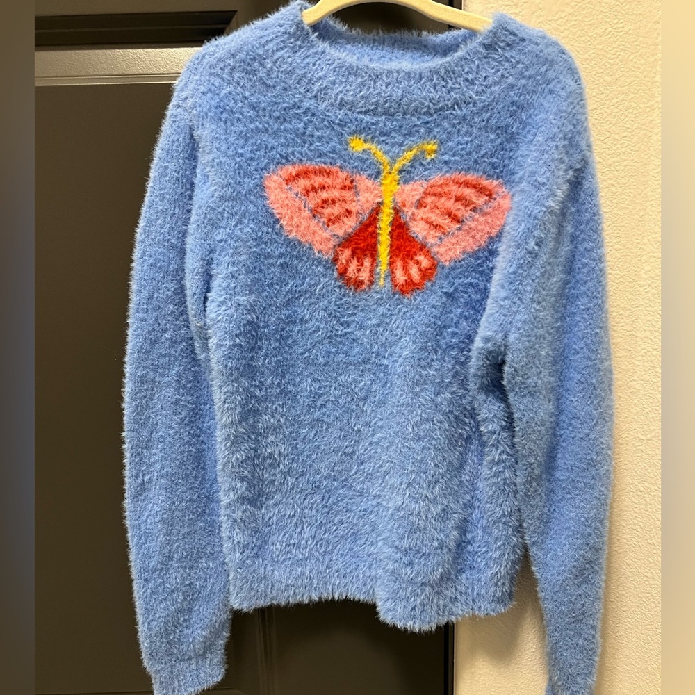 Finding Foxtail butterfly sweater - Size 8